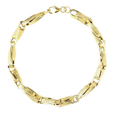 bracciali oro uomo versace|Bracciale a catena con Greca Oro .